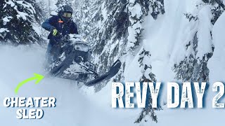 Can I keep up to a Ski-Doo Turbo R 165? Revelstoke Snowmobiling Day 2