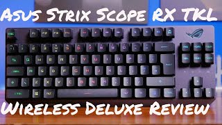 Asus ROG Strix Scope RX TKL Wireless Deluxe review and sound test