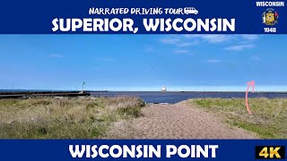 ๐ Superior, Wisconsin Wisconsin Point ๐ 4K Drive