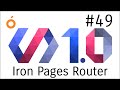 Polymer 1.0 Tutorials #49 Iron Pages Router in Polymer web app