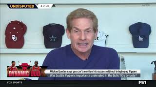 UNDISPUTED - Michael Jordan respected Scottie Pippen in his doc - Skip Bayless' reaction