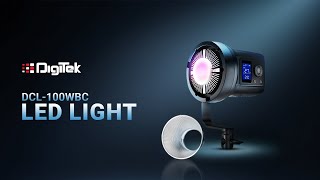 Improve your photography with the Digitek DCL-100WBC RGB Continuos Light