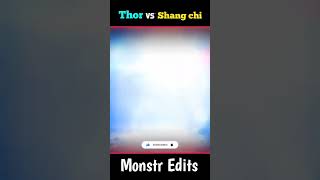 Thor Vs Shang Chi #shorts #marvel #avengers @PJ Explained