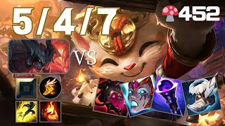 🍄452【GrandMaster/EUW】TOP Teemo vs Aatrox【SN:Alan234#EUW】【Patch14.22】#leagueoflegends #teemo