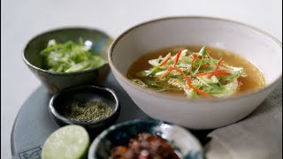 Darren Robertson's Silken Tofu with Sweet and Sour Broth