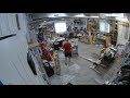 unloading a hammer f3 spindle moulder off the pallet