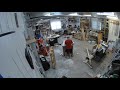 unloading a hammer f3 spindle moulder off the pallet