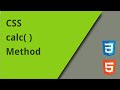 How to Use the CSS calc Method