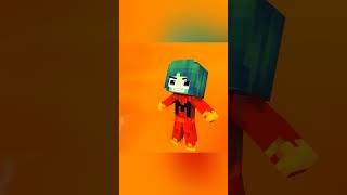 Love story of ice zombie and fire zomma 🥰 #shorts #minecraft #viral