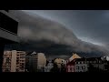 time lapse severe storm coming to pau france