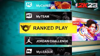 I Played NBA 2K23's NEW RANKED MODE for the first time...
