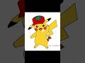Draw Pikachu Using Python Turtle #howto #shorts
