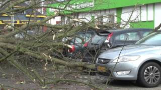 Hoogezand Sappemeer - 85 meldingen van stormschade's