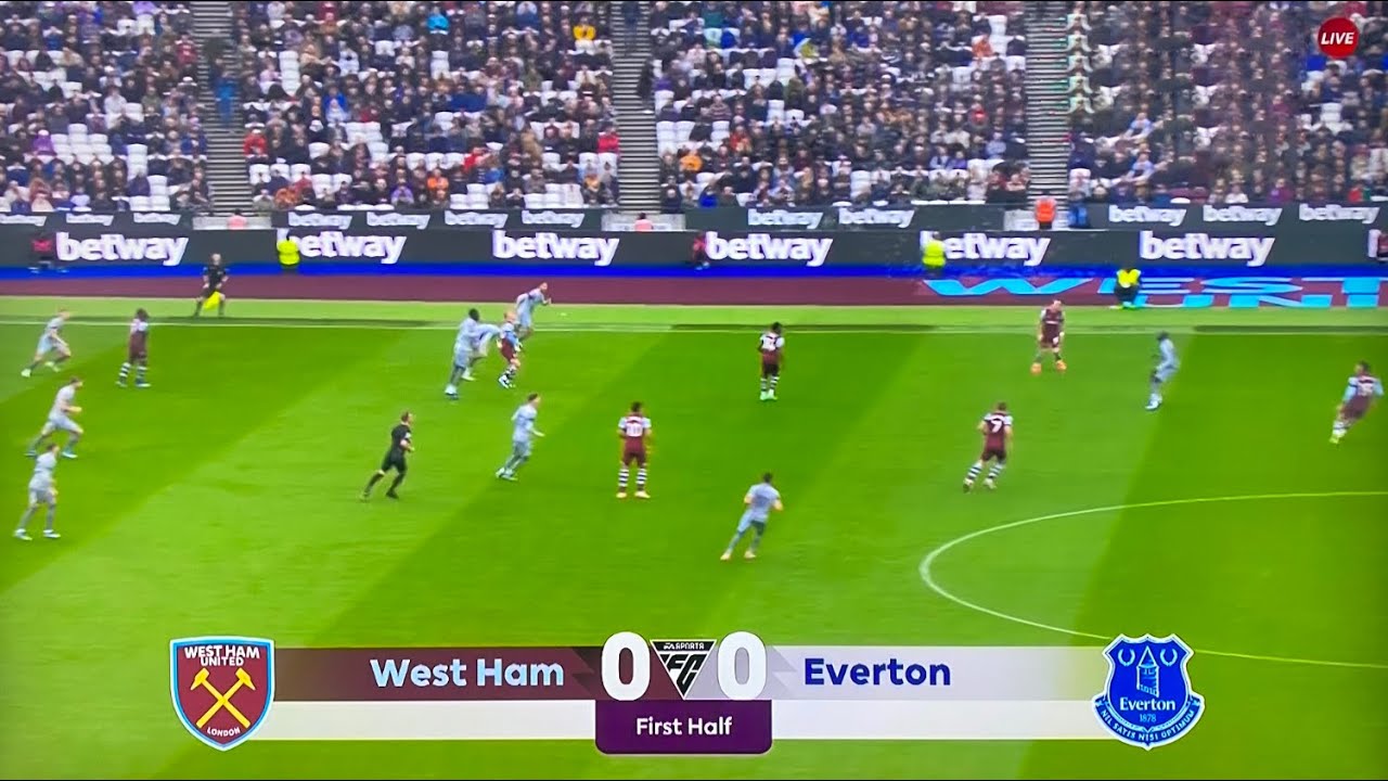 West Ham Vs Everton | English Premier League 23/24 | Full Match #WHUEVE ...