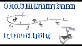 Patriot Lighting 9 Foot Flexible Track LED Light System TF0077 3490500 (Menards)