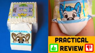 ABU PeekABU PRACTICAL REVIEW: How good and absorbent is this diaper with animal prints?