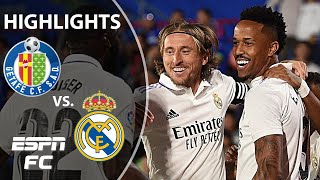 Getafe vs. Real Madrid | LaLiga Highlights | ESPN FC