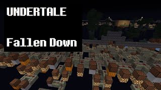 Undertale - Fallen Down - Minecraft Minecart Cover