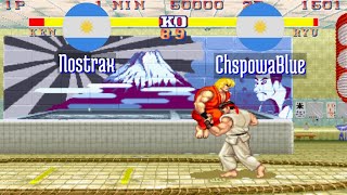 FT5 @sf2ce: Nostrax (AR) vs ChspowaBlue (AR) [Street Fighter II Champion Edition Fightcade] Oct 12