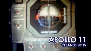 APOLLO 11 Stabilized TV -  LM checkout (1969/07/18 21:33) [60fps]