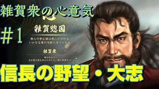 「信長の野望　大志PK」を戦国愛一杯にプレーしていくぅ！#1（鈴木佐太夫編）