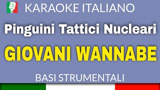 Pinguini Tattici Nucleari - Giovani Wannabe Karaoke strumentale🎤