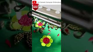 New Maggam Work MH Computer Embroidery machine  #aariwork #maggamwork