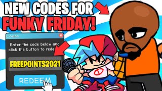 *NEW* ALL WORKING CODES FOR FUNKY FRIDAY! ROBLOX FUNKY FRIDAY CODES 2021
