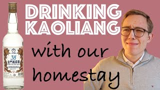 Drinking Kaoliang for the FIRST TIME EVER with our homestay family in Taiwan - VLOG85