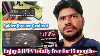 Spider forever Genius 9 Dish Receiver unboxing and Review