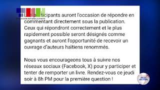 Ministè Defans - Lansman yon ribrik ki rele « Connais-tu l'Armée d'Haïti? »