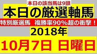 毎日王冠2018 金沢プリンセスカップ2018 毎日更新 【軸馬予想】■東京競馬■阪神競馬■盛岡競馬■金沢競馬■佐賀競馬■2018年10月7日(日)