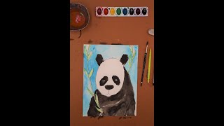 Pochoo Panda Painting