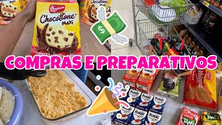 VLOG - COMPRAS PARA A NOSSA CEIA DE NATAL + PREPARATIVOS