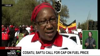 National Shutdown | COSATU and SAFTU call for a cap on fuel price