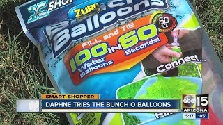 Can Bunch O Balloons fill and tie 100 water balloons in 60 seconds?