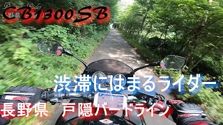 CB1300SB 渋滞にはまるライダー　長野県　戸隠　バードライン　【モトブログ】