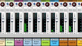 Learn How To Mix - Part 3 - Gain Staging - Static Mix - Leveling Tracks - LearnReason.com