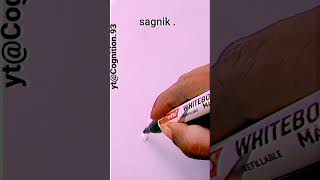how to create sagnik signature#signatures #design#style#billieeilish#billionaire#tips#shorts