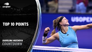 Karolina Muchova | Top 10 Points | 2023 US Open