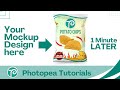 PhotoPea Tutorials - Creating a Mockup for Chips Packaging