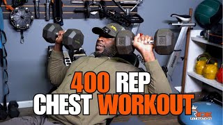 TONE Up with This Insane 400 Rep Chest Workout Routine