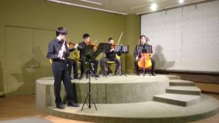 Mozart Flute Quartet in C, K.285b: II. Theme and Variations (政大交響)