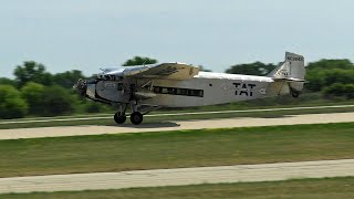 Ford Tri-motor Takeoff Oshkosh AirVenture 2023