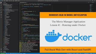 Movie Manager App - Full Stack Web Development 41 - Running FastAPI and React under Docker