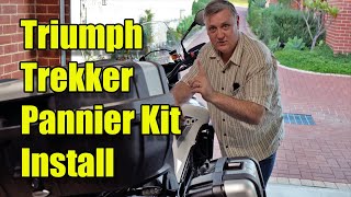 Triumph Trekker Pannier Kit Install