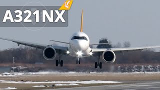 Spotting in Lviv | CROSSWIND LANDING Airbus A321neo (Pegasus)  + (B738, ATR72)