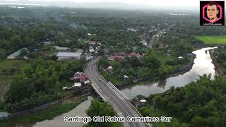 Aerial Video  Baranggay Santiago Old Nabua Camarines Sur 🥰🏞️🌅🛣️