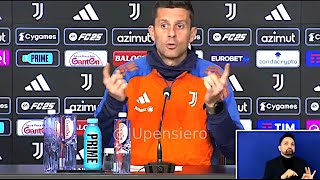 Conferenza stampa THIAGO MOTTA pre Cagliari-Juve: \