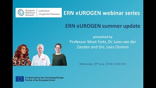 ERN eUROGEN Webinar 47: ERN eUROGEN summer update